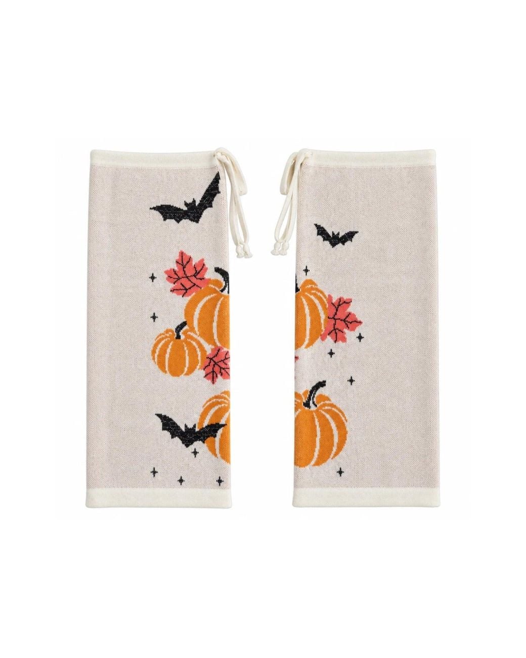 Peraluna Orange Flying Pumpkin Knit Leg Warmers