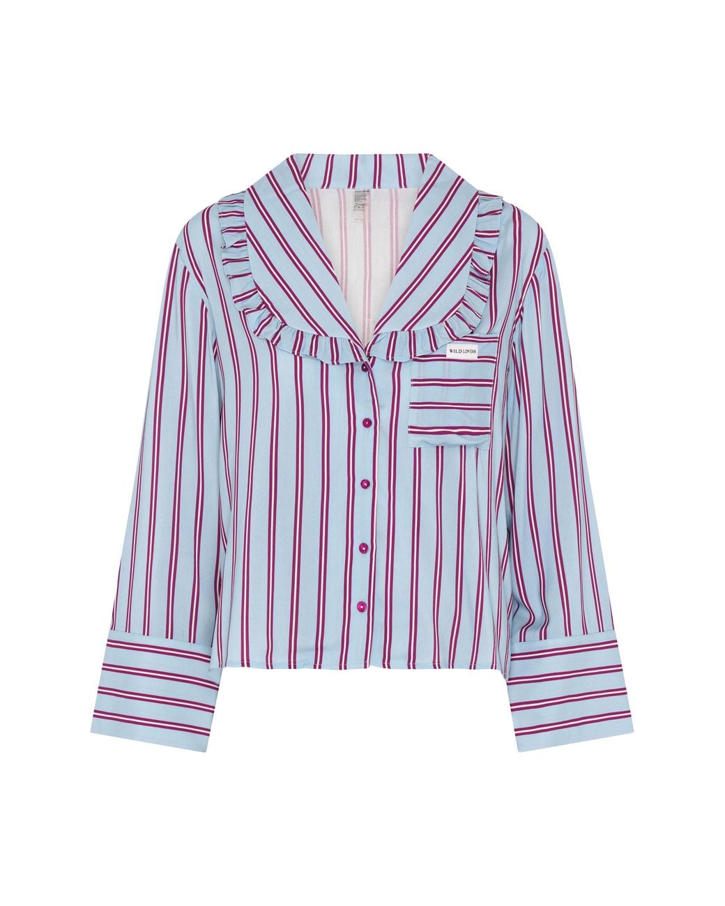 Wild Lovers Purple Elina Pjyama Shirt