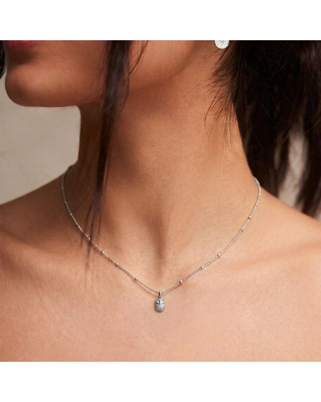 With Love Darling Metallic Wisdom Necklace