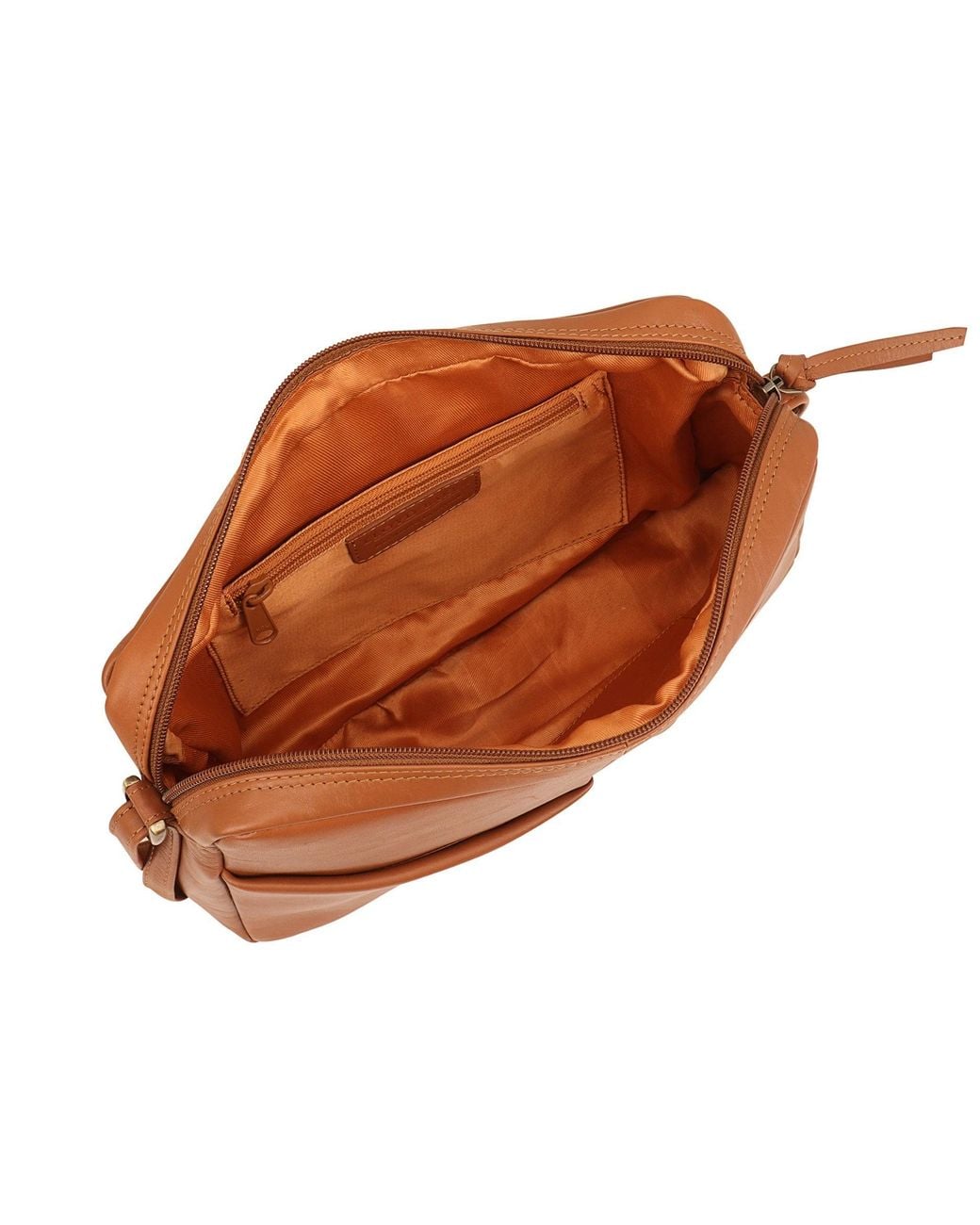 Lloyd Baker Brown Batian Leather Crossbody Bag