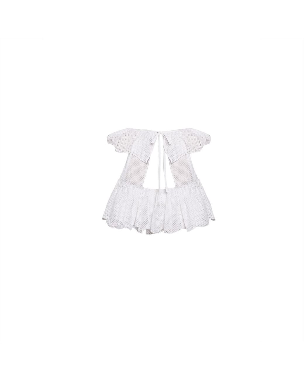 Emma Wallace White Coral Top