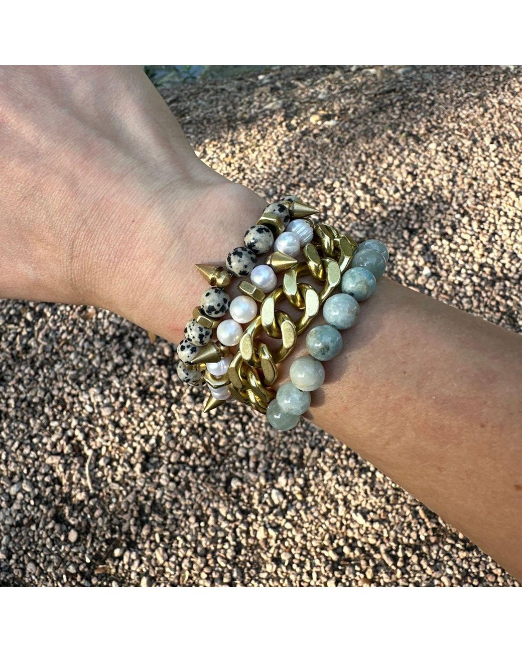 Rachel Nathan Green On Point: Dalmatian Japser Bracelet