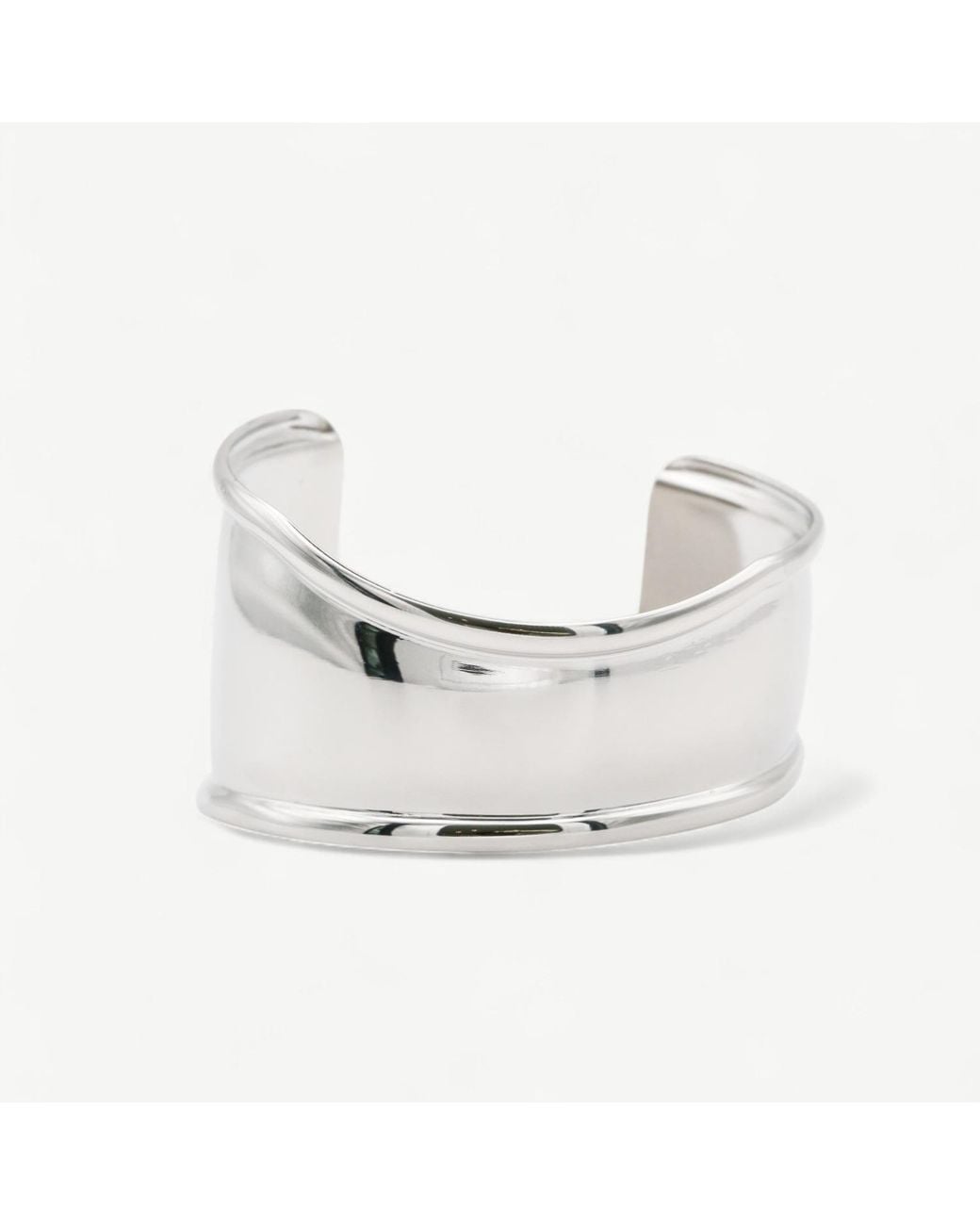 Miss Cecilia Metallic Arc Cuff Bangle