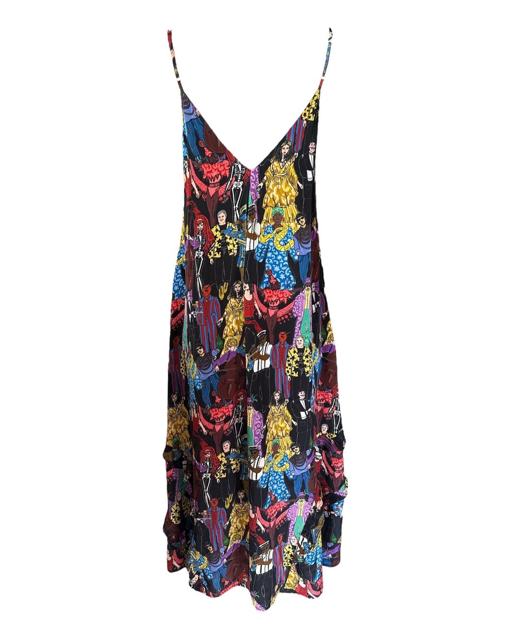 Any Old Iron White Nola Heroes Ruffle Dress
