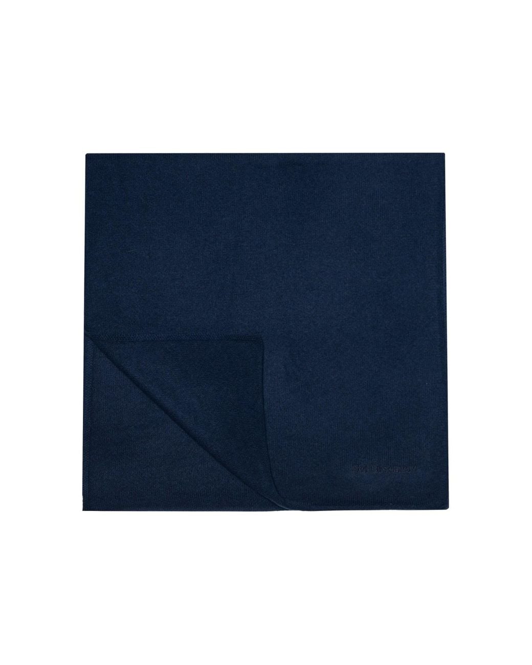 Bel Cashmere Blue Big Knitted Scarf