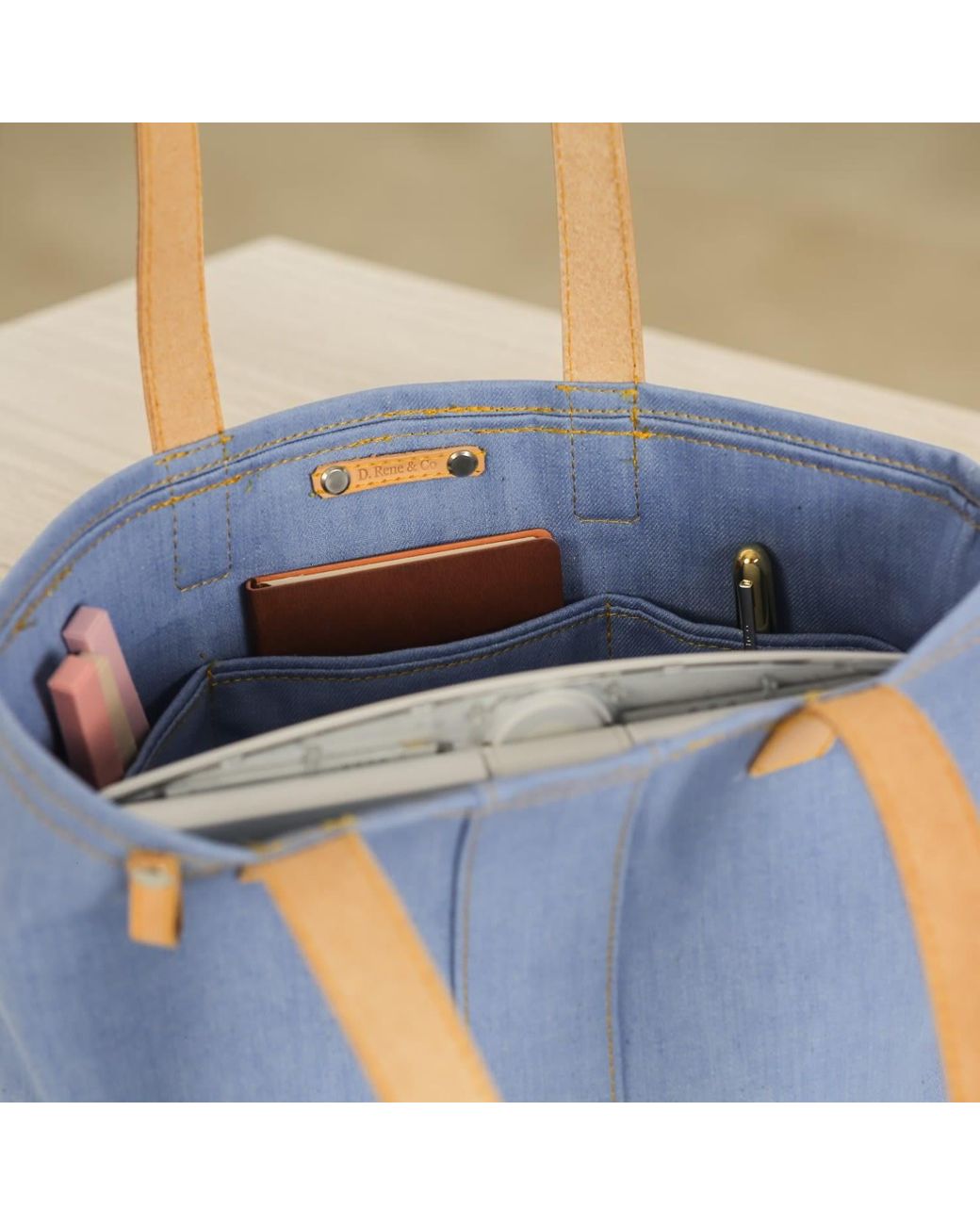 D. Rene & Co Blue The Chloe Tote