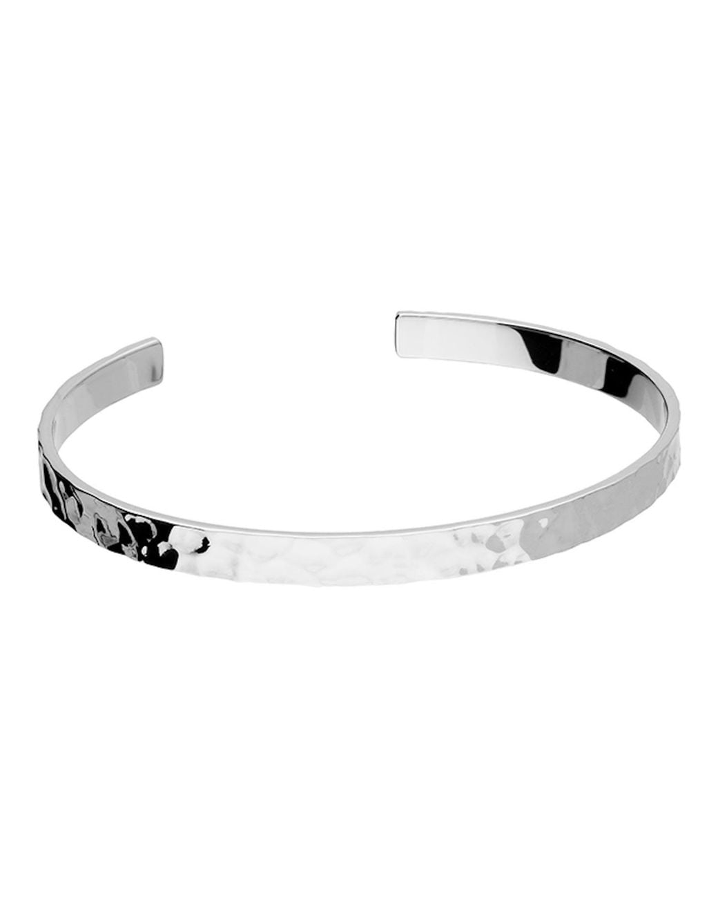 Kaizarin Metallic Hammered Cuff Bangle