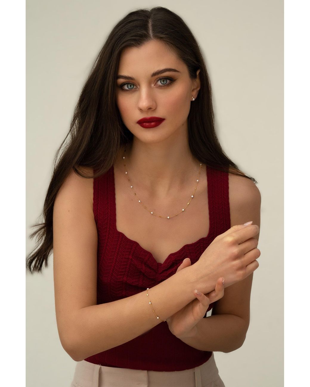 Katy Faye Metallic Amélie Necklace