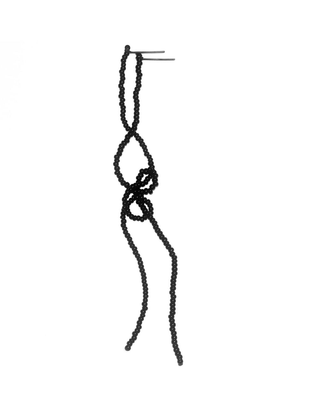 Dopamine Fix by Martina Nunez Black Knot Ever Pair Of Earrings