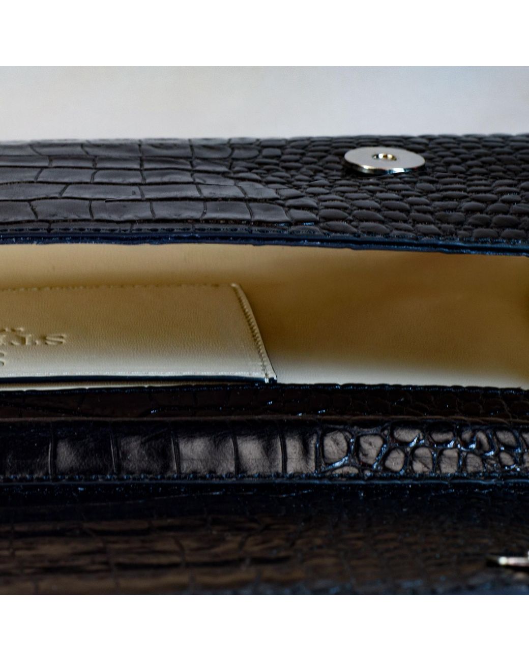 Stessa by Sarah Black The Valentina Croc Clutch