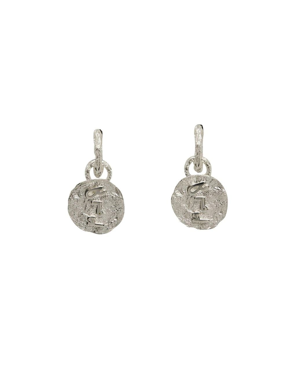 Claire Hill Designs Metallic F This Sh* Huggie Hoops