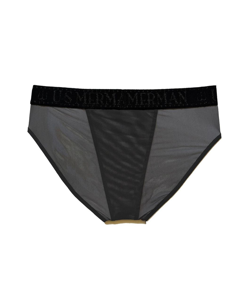 Us Merman Black Trident Underwear for men