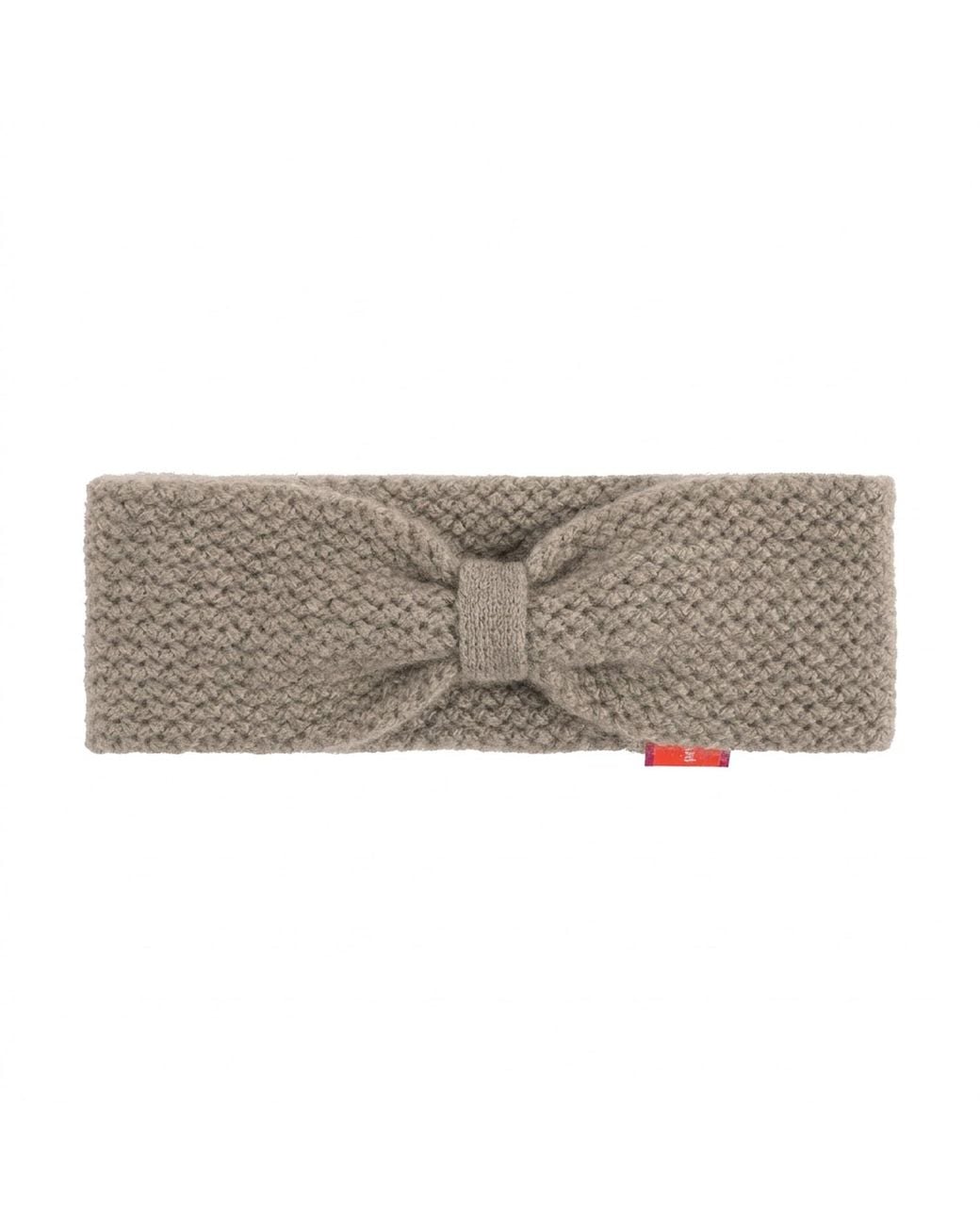 Pink Maharani Gray Neutrals Knitted Bow Headband – Natural