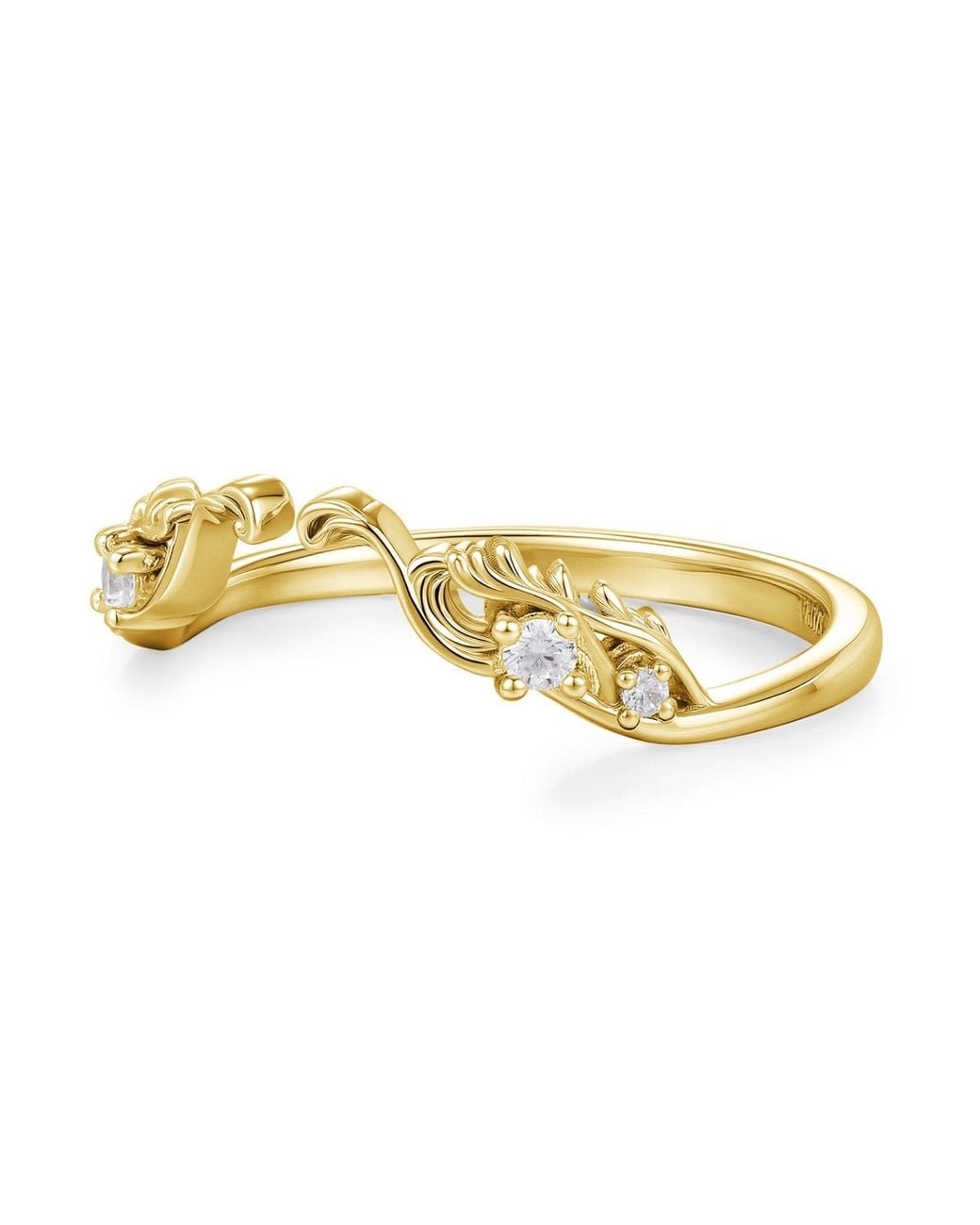 Azura Jewelry New York Metallic Dream Weaver Stacking Band Vermeil