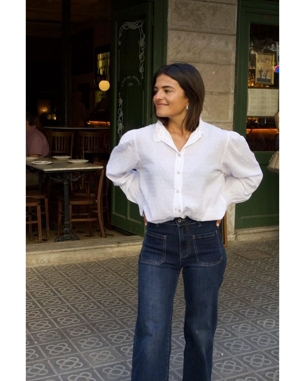 Mind Traveler White Nina Blouse