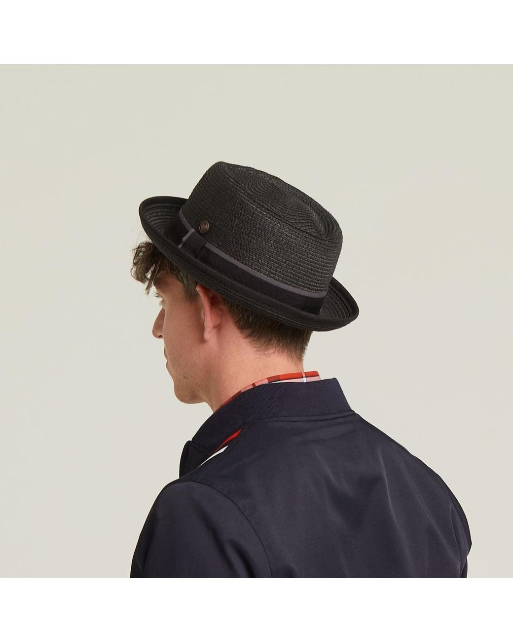 Dasmarca Hats Black Dasmarca Durban Summer Diamond Crown Light Weight Breathable Porkpie Hat for men