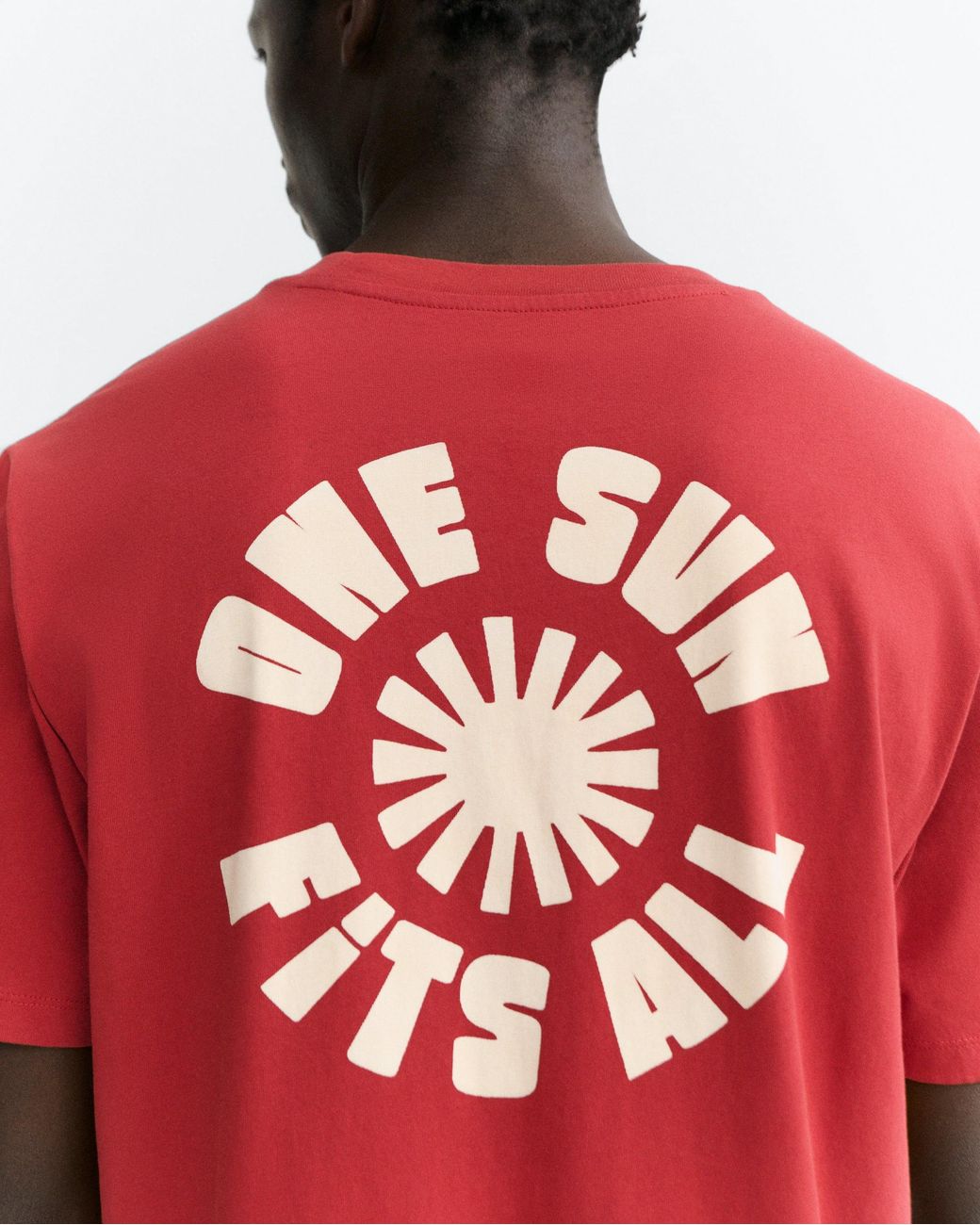Thinking Mu Red One Sun Zach T-Shirt for men