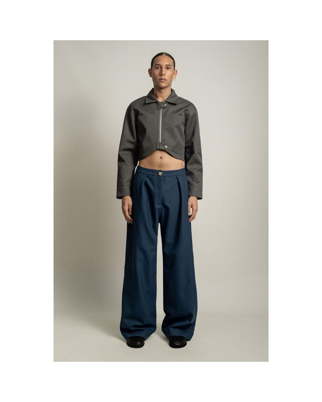 Van Brussel Blue Avery Wave Trouser
