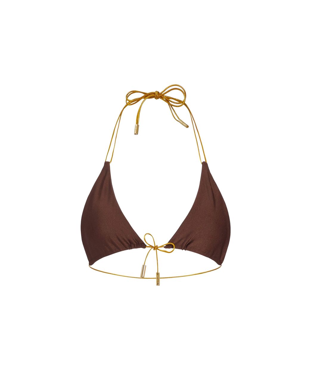 Capri Swim™ Red Wine & Chocolate Reversible Bikini Top