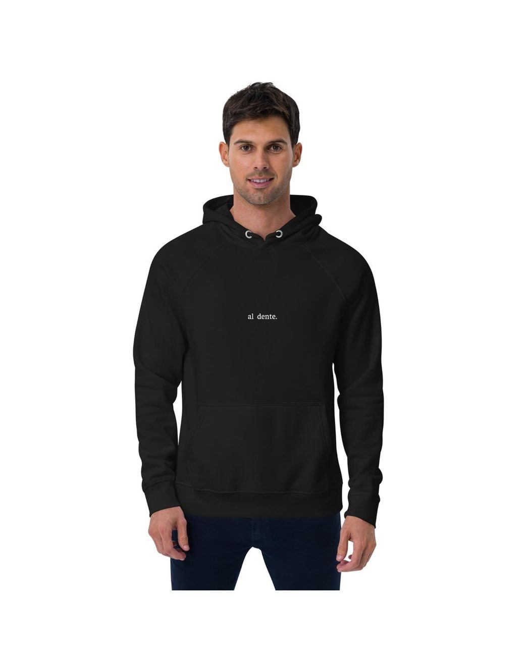 Anchor and Crew Black Eleven Life, Al Dente Editions Organic Cotton Hoodie