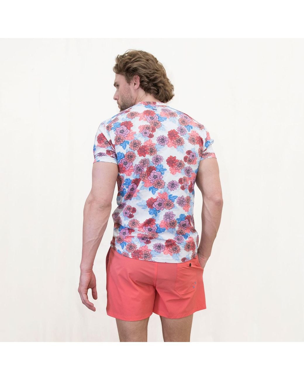 Lords of Harlech Pink Quack Swim Short for men