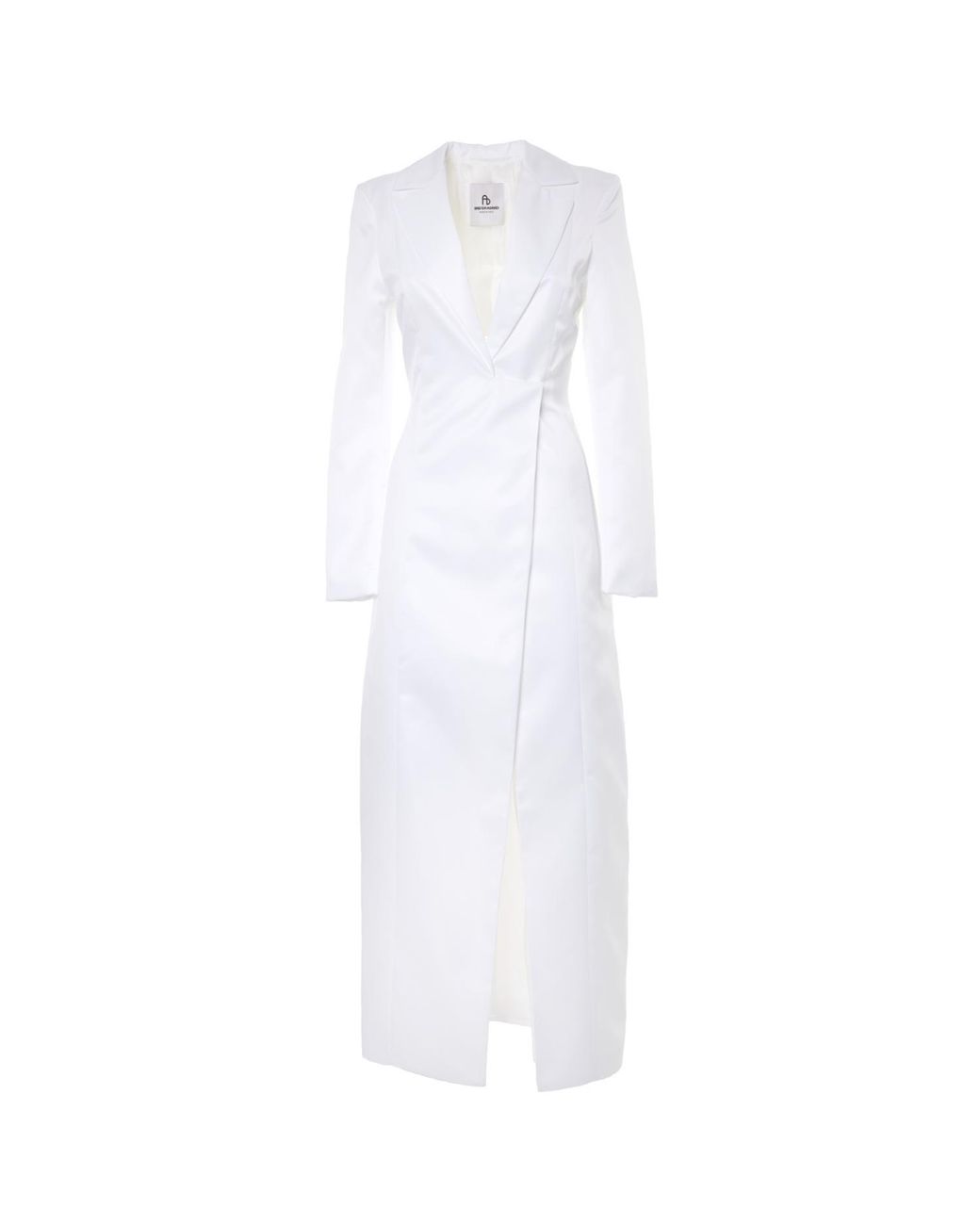 Brenda Agradi White Party Blazer Evening Jacket Dress