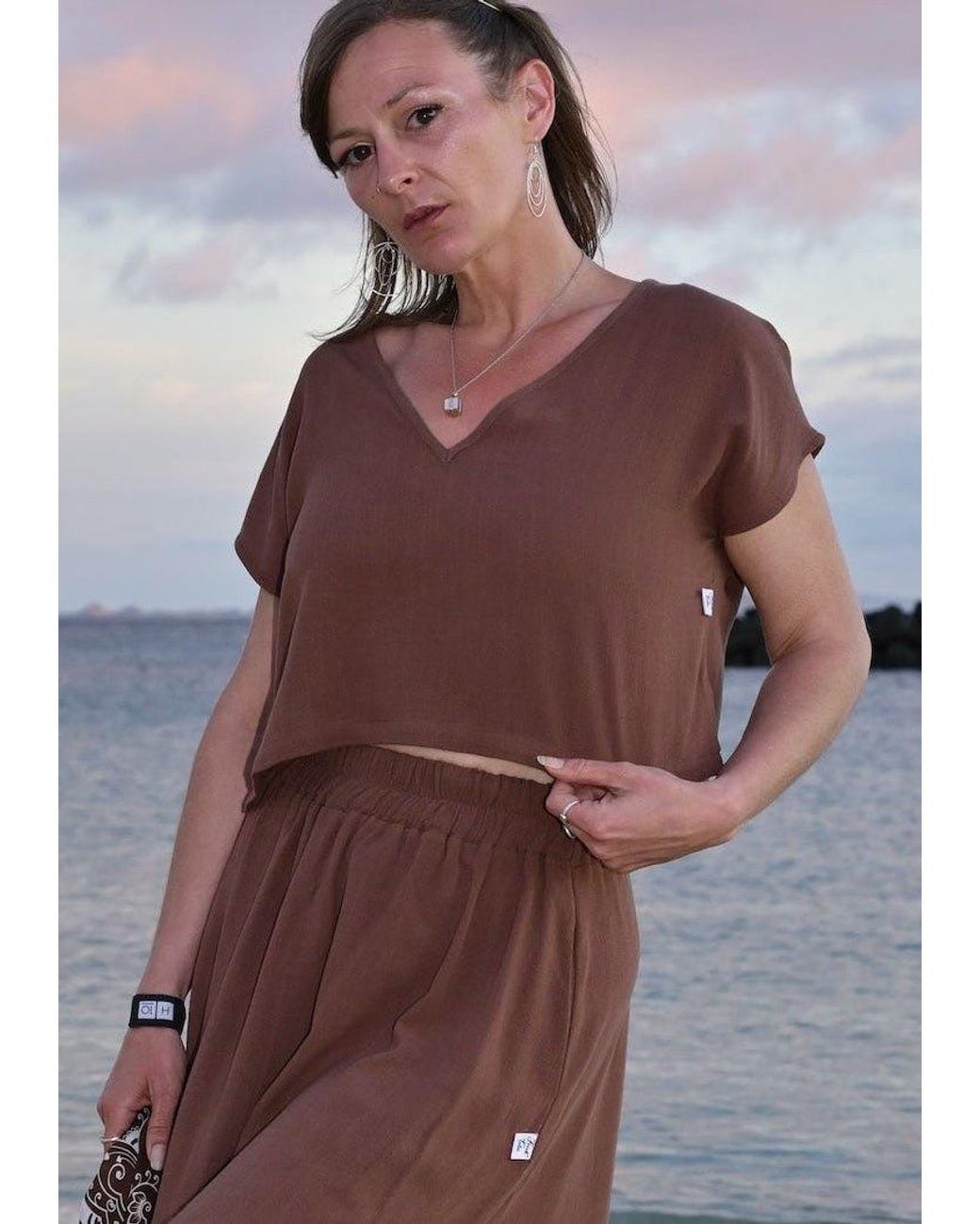 Frock Tales Brown Jetty Top