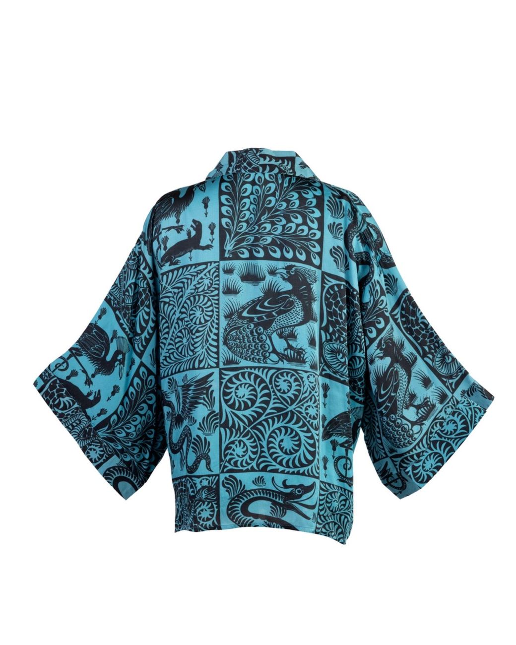 Artemis Muse Blue Birds & Beasts & Short Kimono