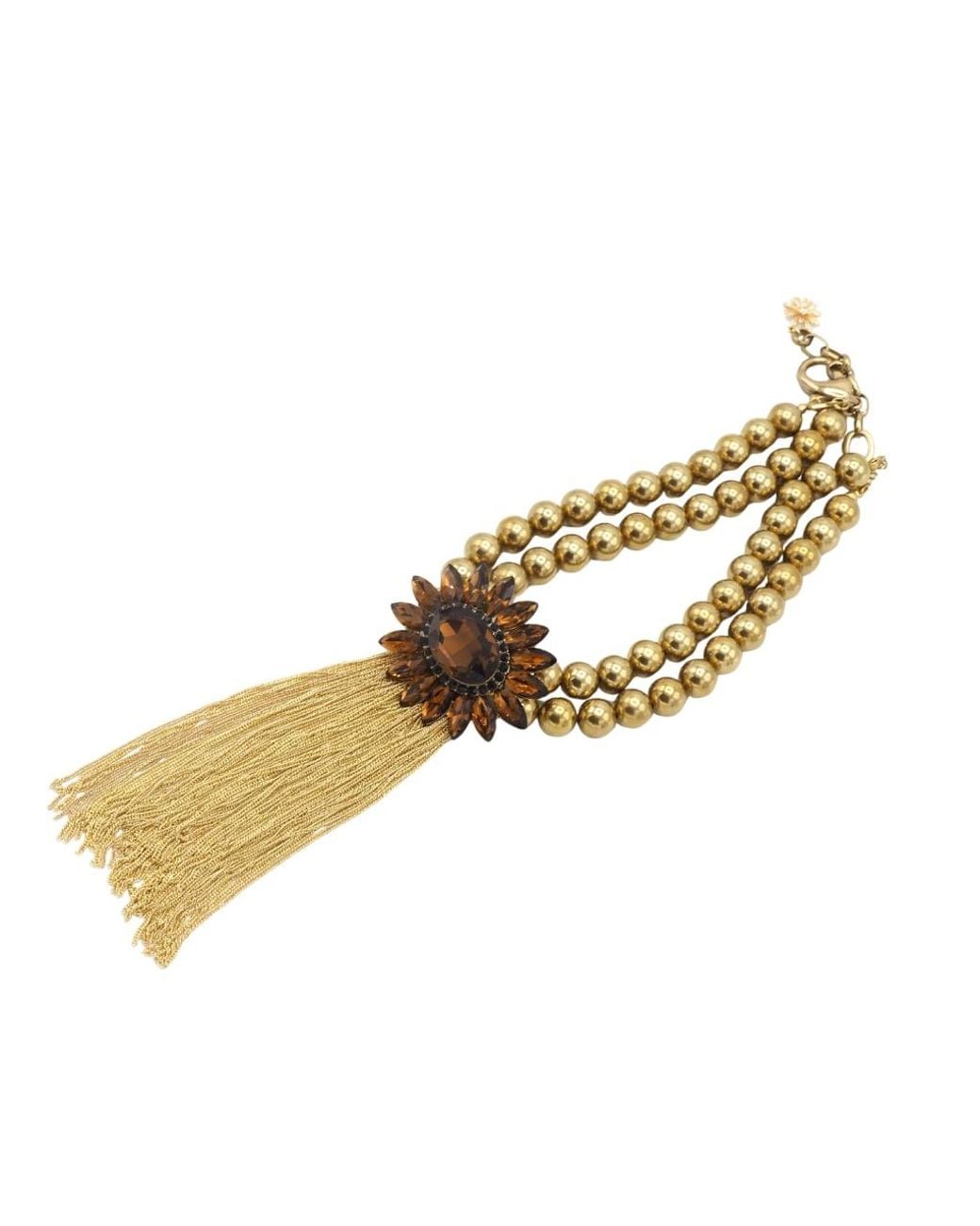 Sita Nevado Metallic Pili Necklace