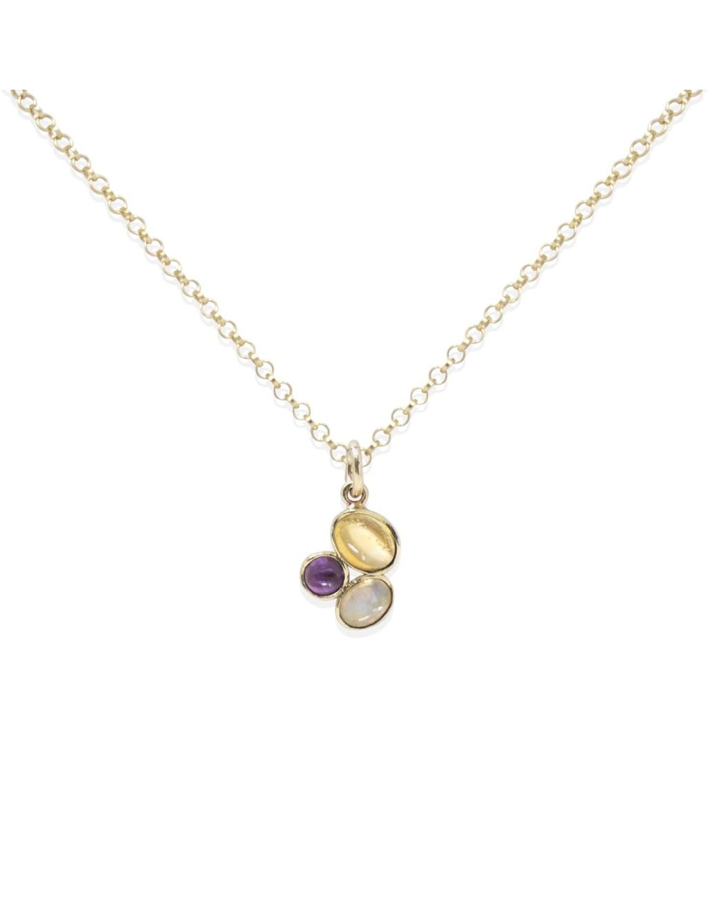 Vintouch Italy Metallic Cosmo 18kt Gold-plated Multicolor Mini Necklace