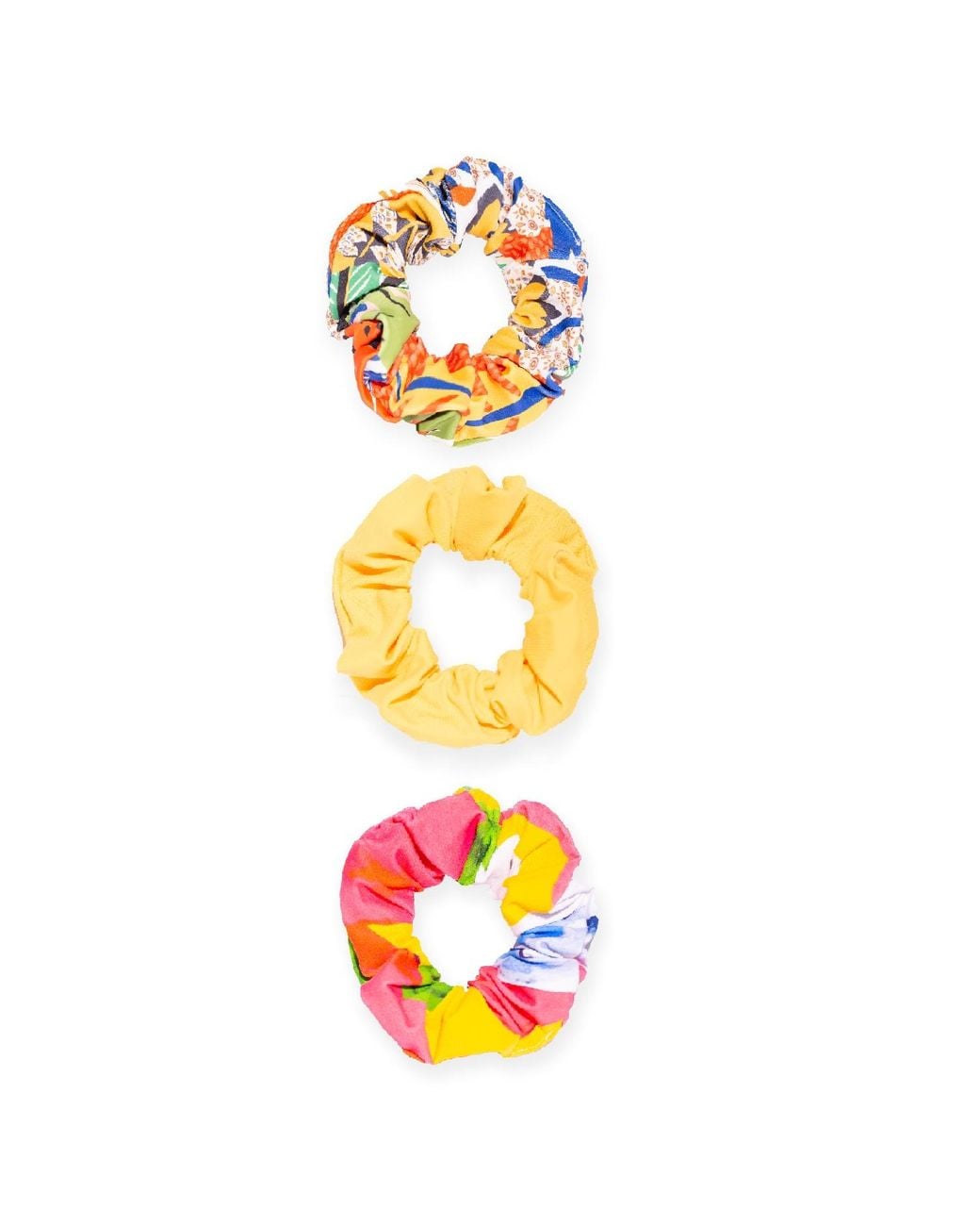 Aulala Paris Metallic Surprise Bag Of 3 Hair Scrunchies