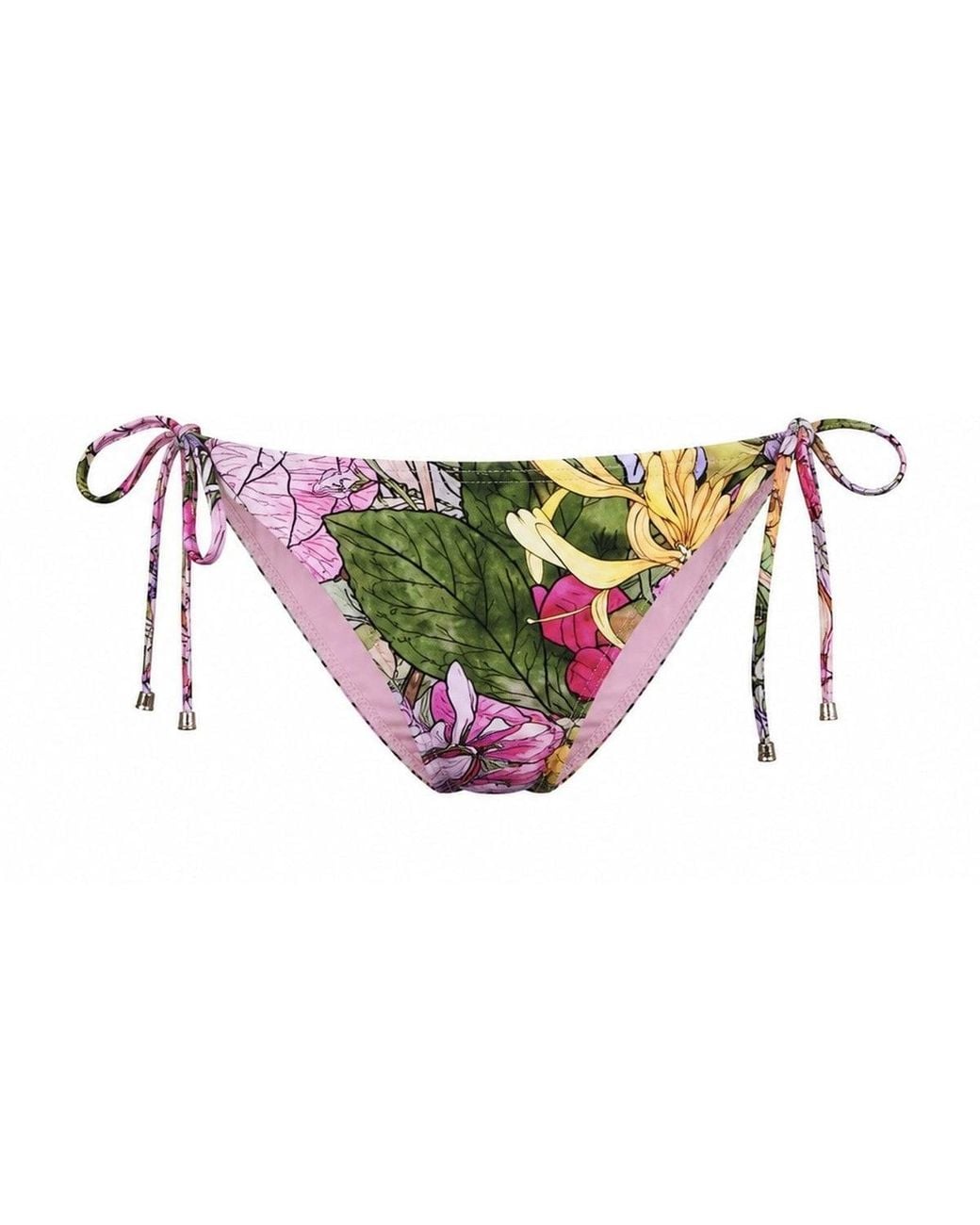 Plivati Pink Stevie String Tie-Up Bikini Bottoms