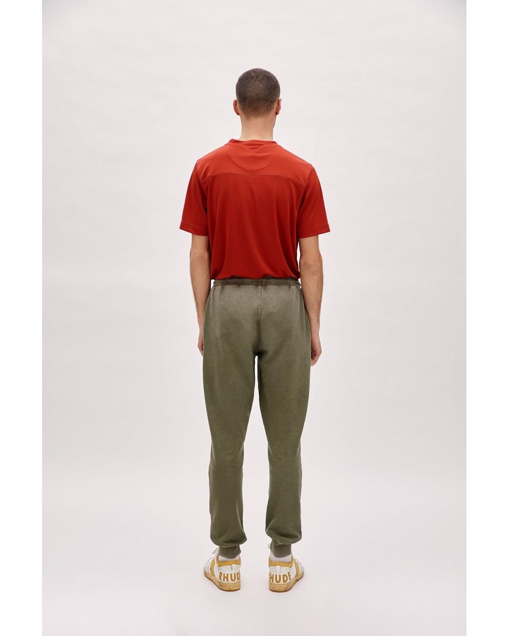 Pcfg Green Acid Washed Track Sweatpant for men