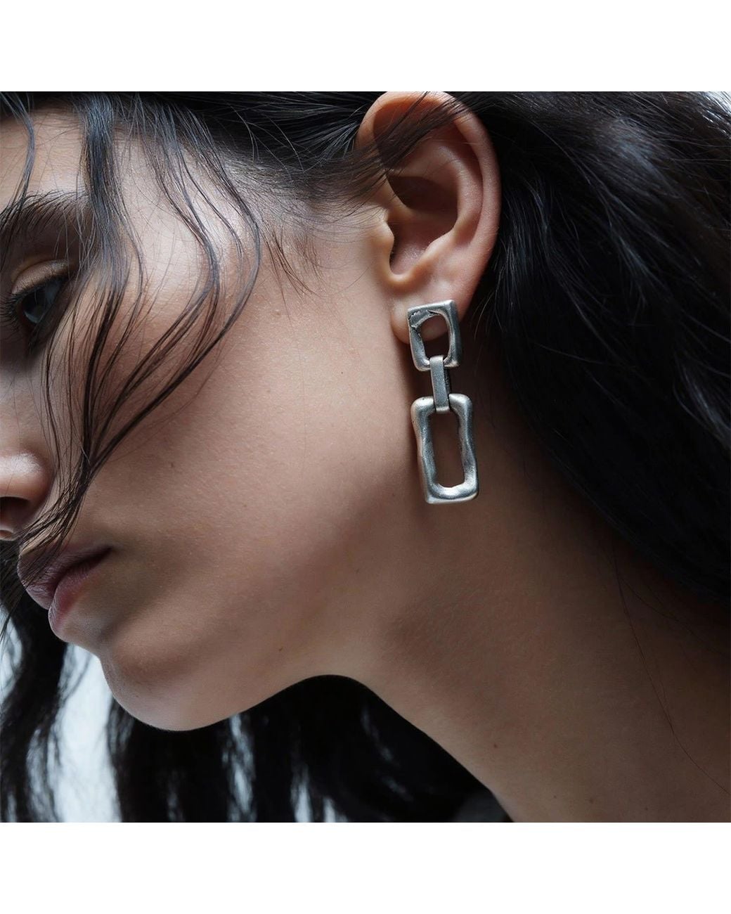 By Virgo Metallic Node Earring