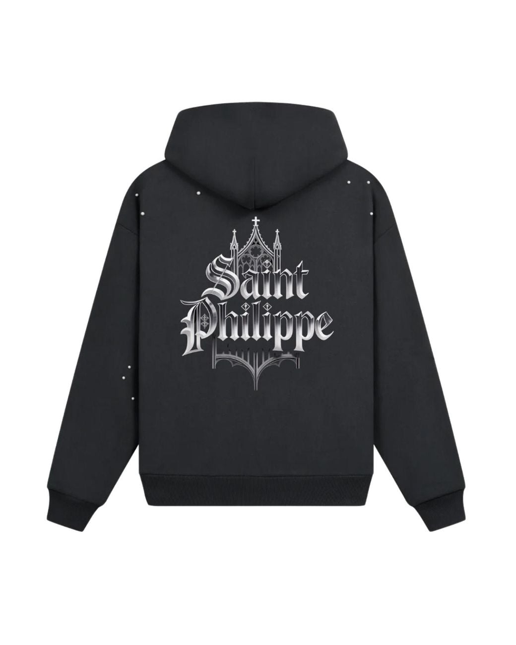 Freak Vault Blue Neutrals Saint Philippe Cathedral Noir Hoodie for men