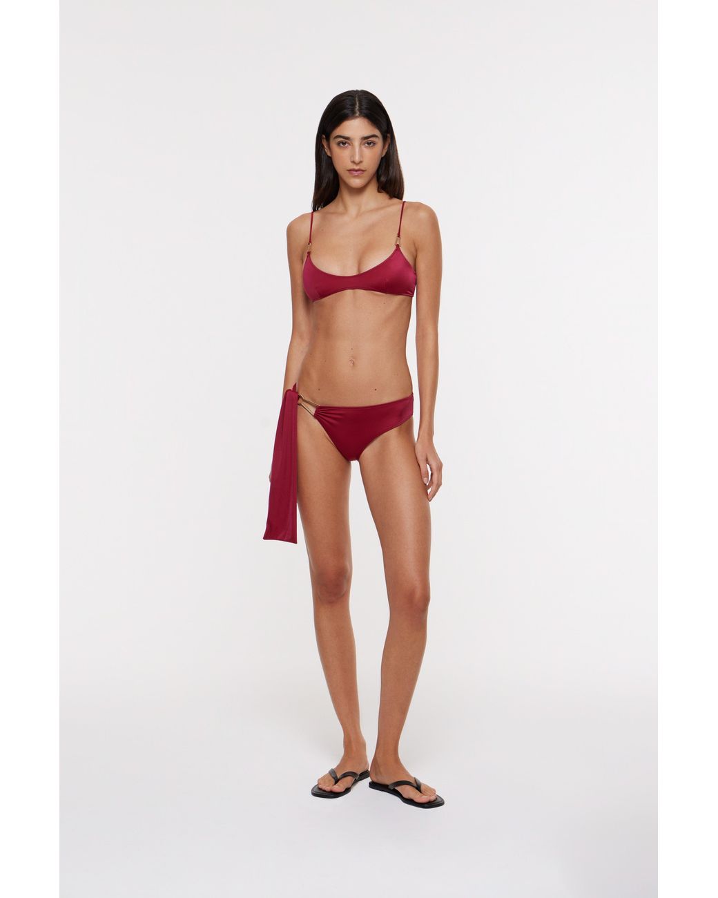 Bianca Resortwear Red Jana Swim Bottom