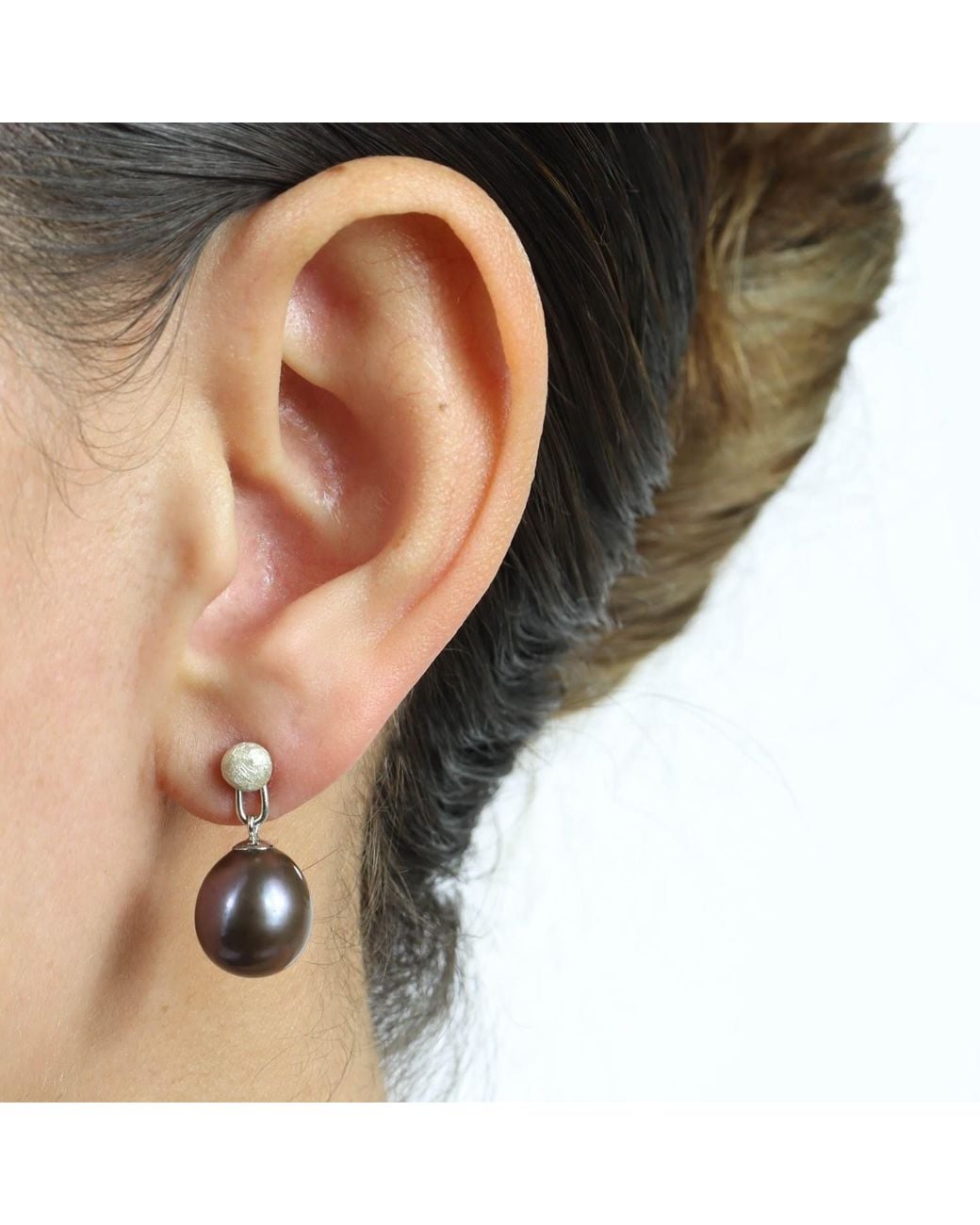 Gabriella Alicia Multicolor Pearl Drop Detachable Earrings