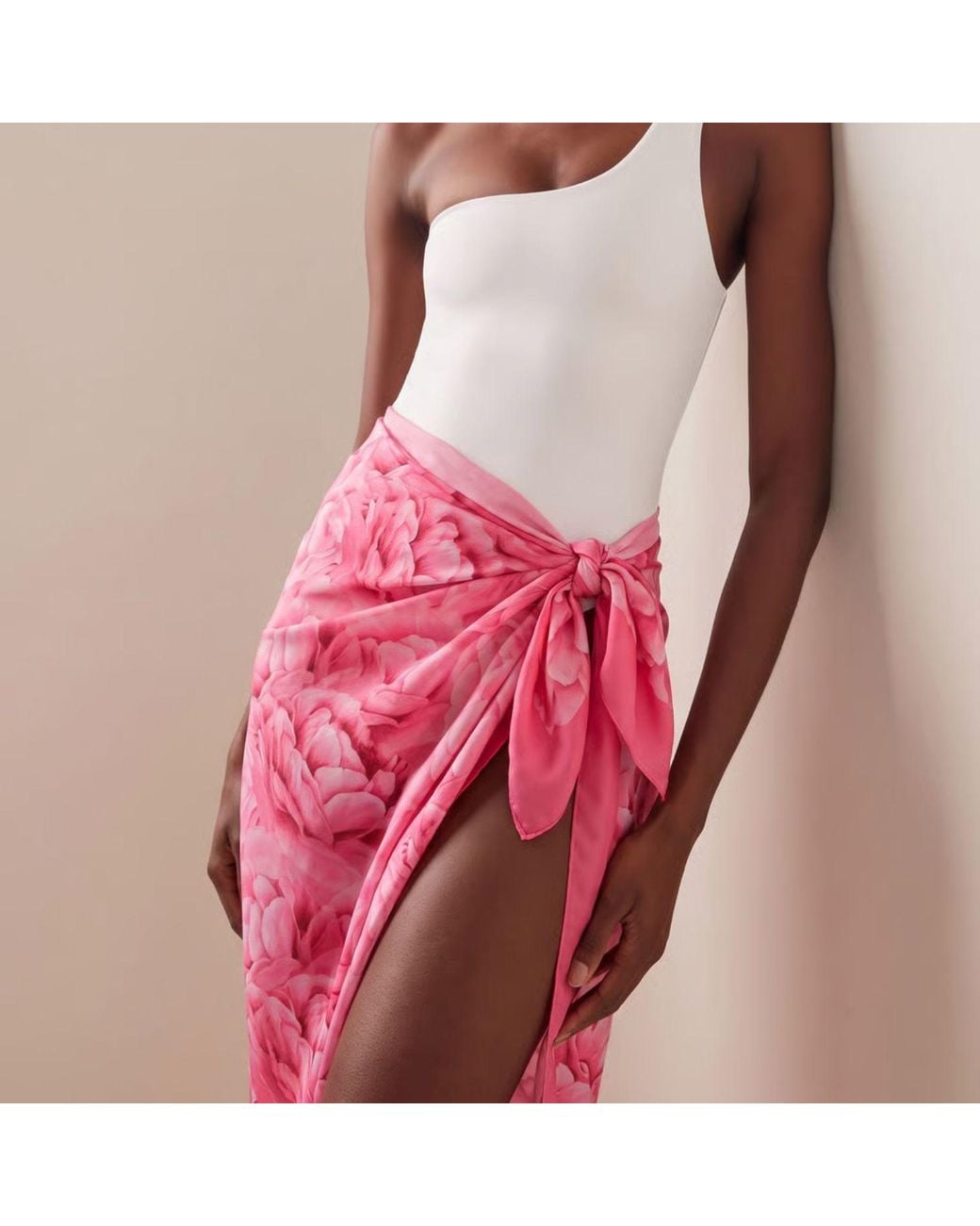 Room 24 Pink Rosie Wrap Rose Print