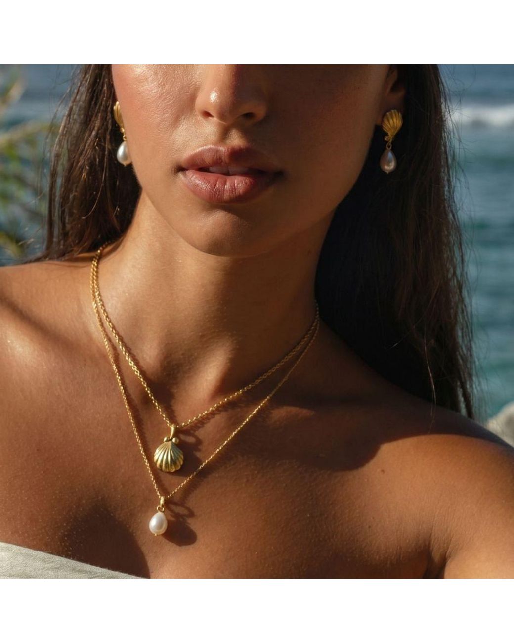 With Love Darling Metallic Mini Paloma Necklace