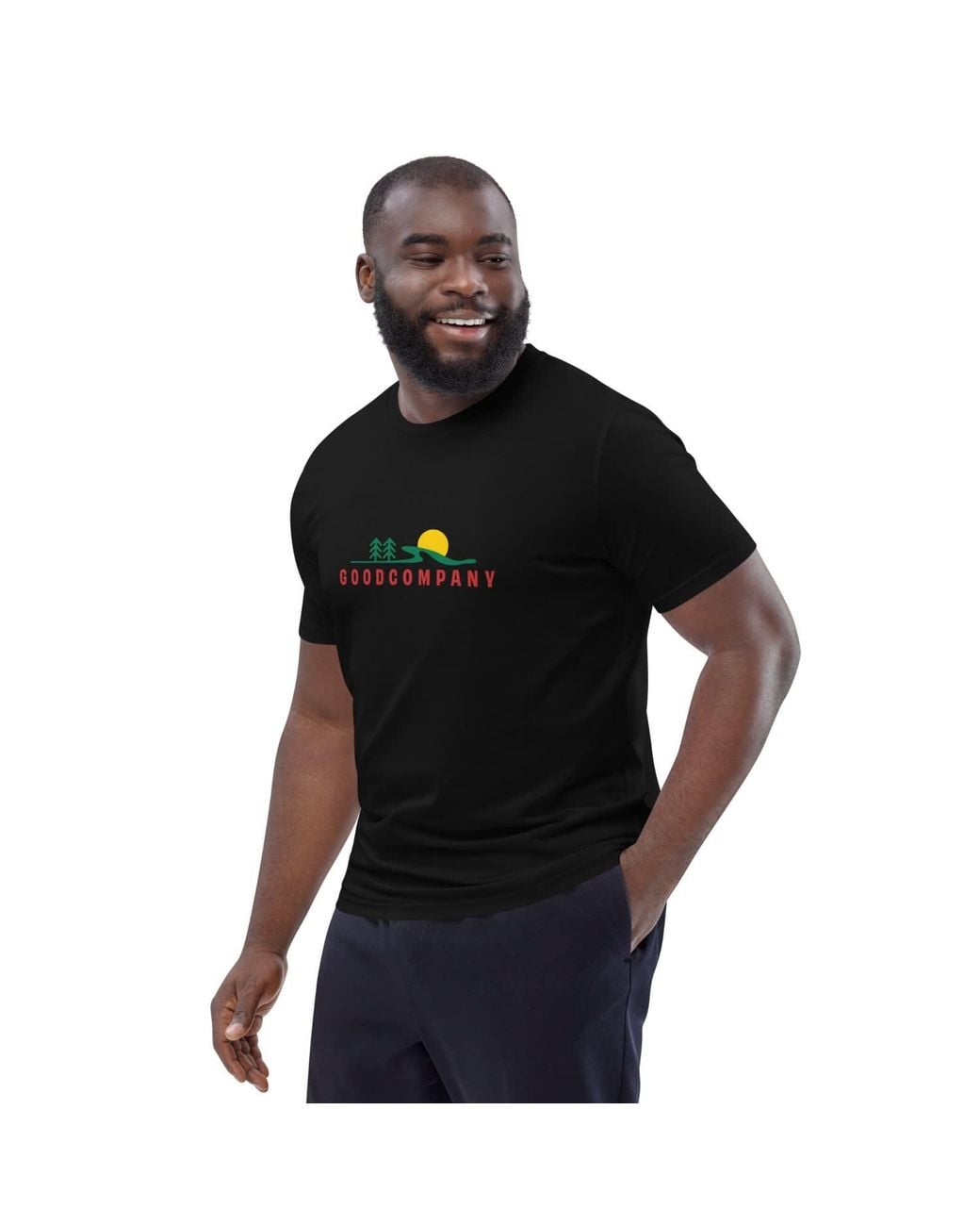Anchor and Crew Black Good Company Supply Organic Cotton T-Shirt for men