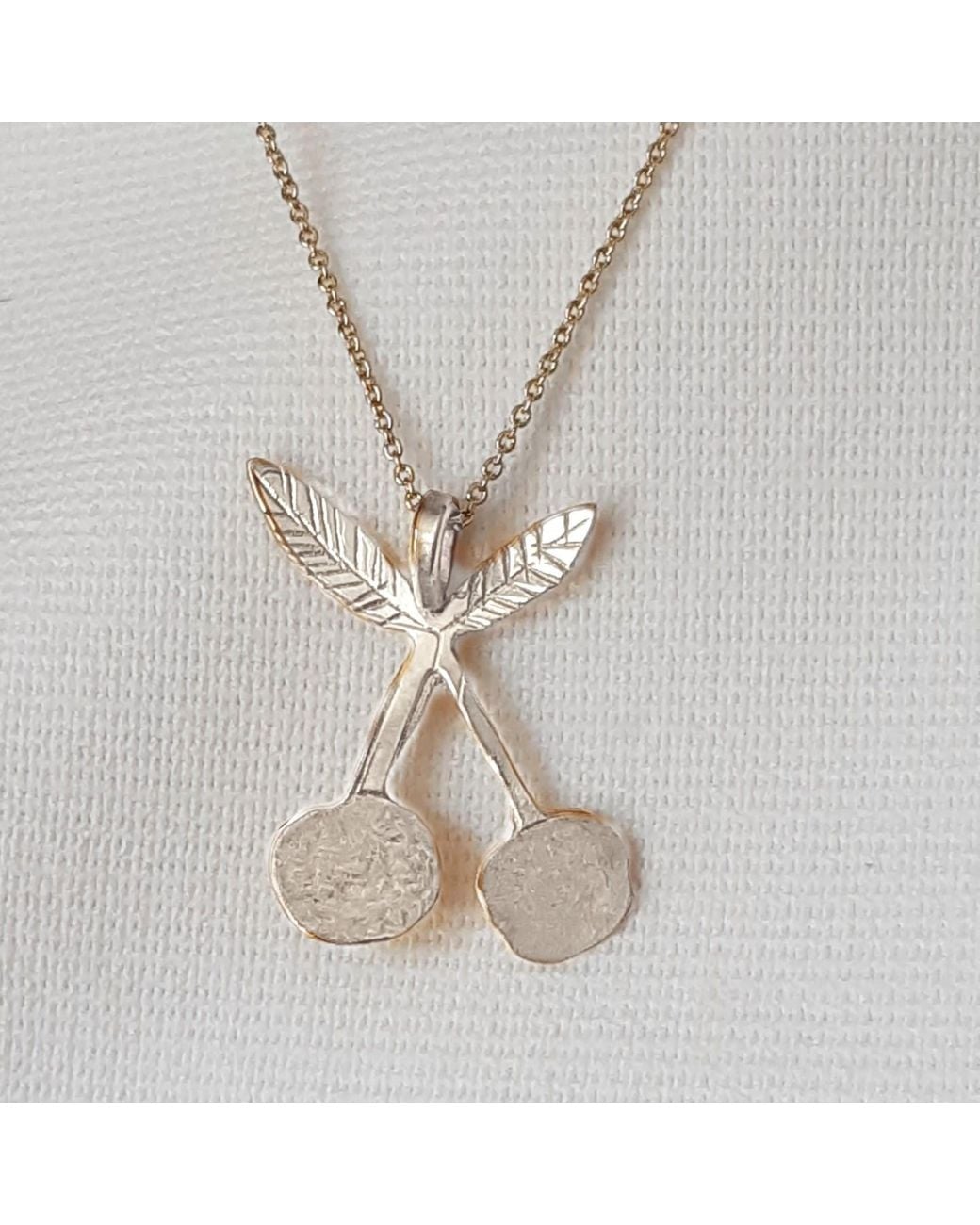 Lily Flo Jewellery Metallic Cherry Necklace