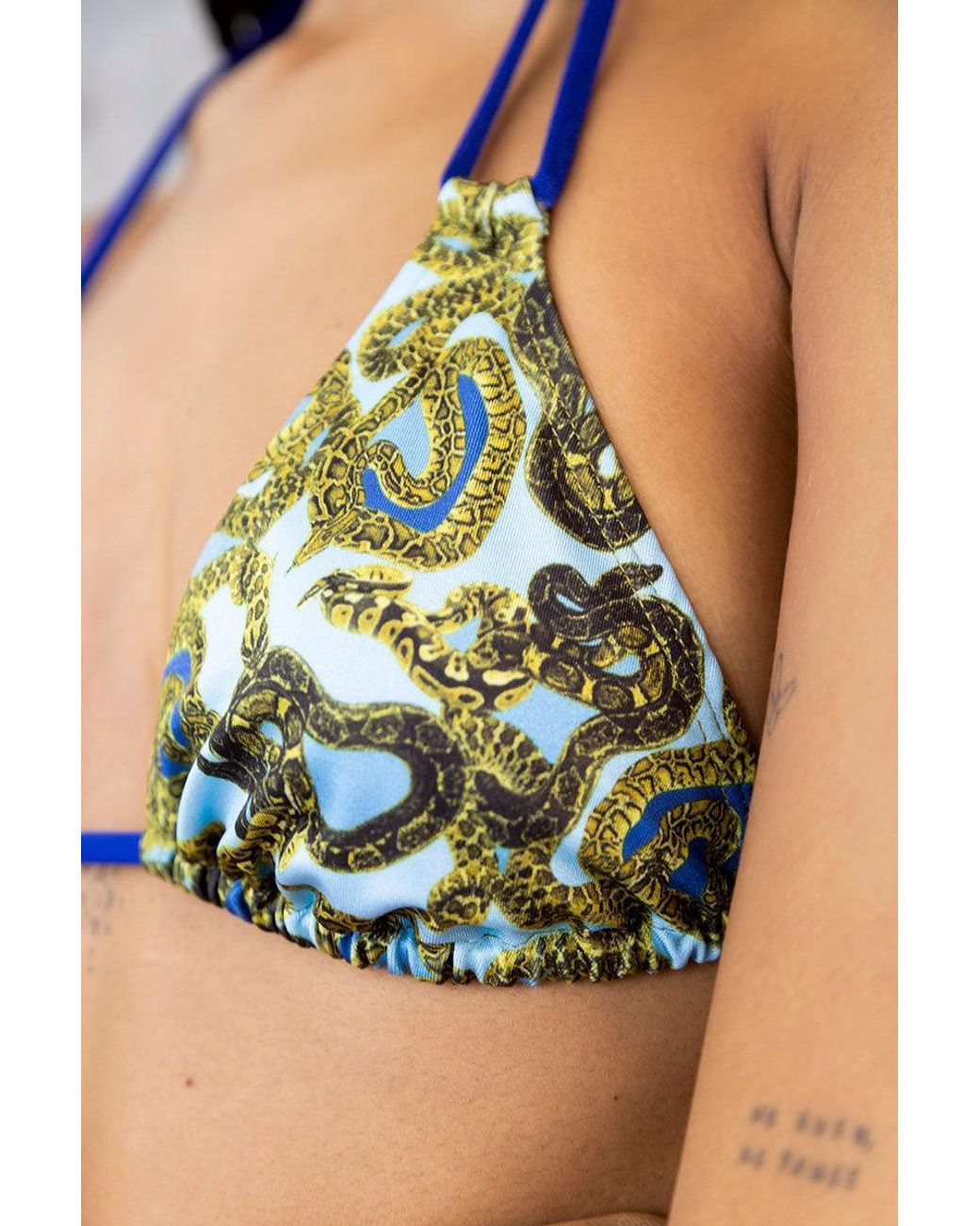 Monzlapur New York Green Serpent Bikini