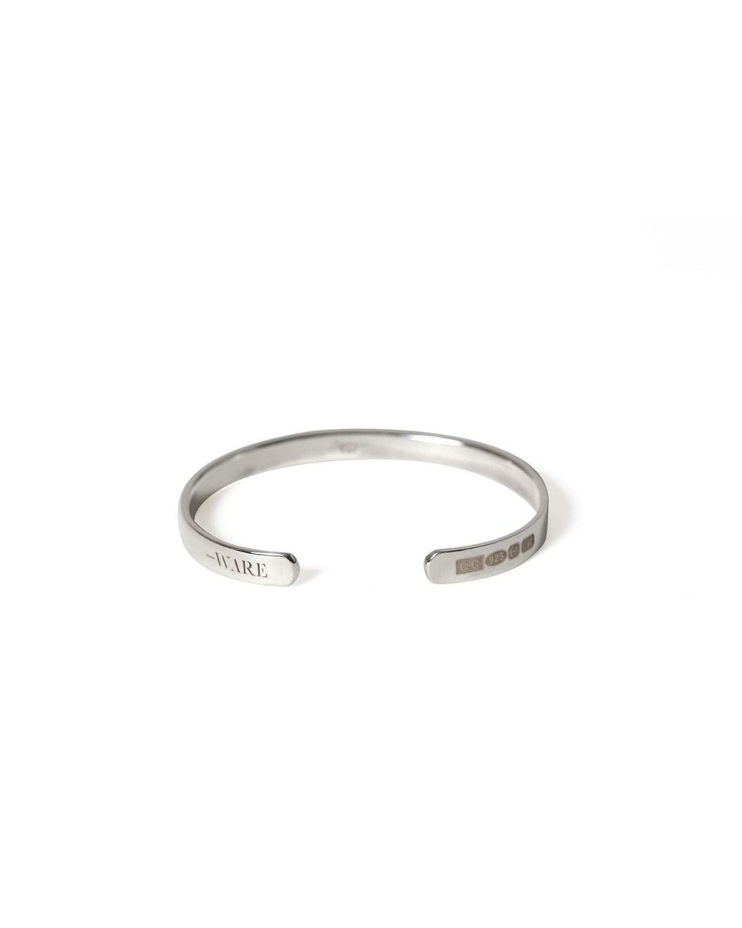 Ware Collective Black Curve Bangle for men