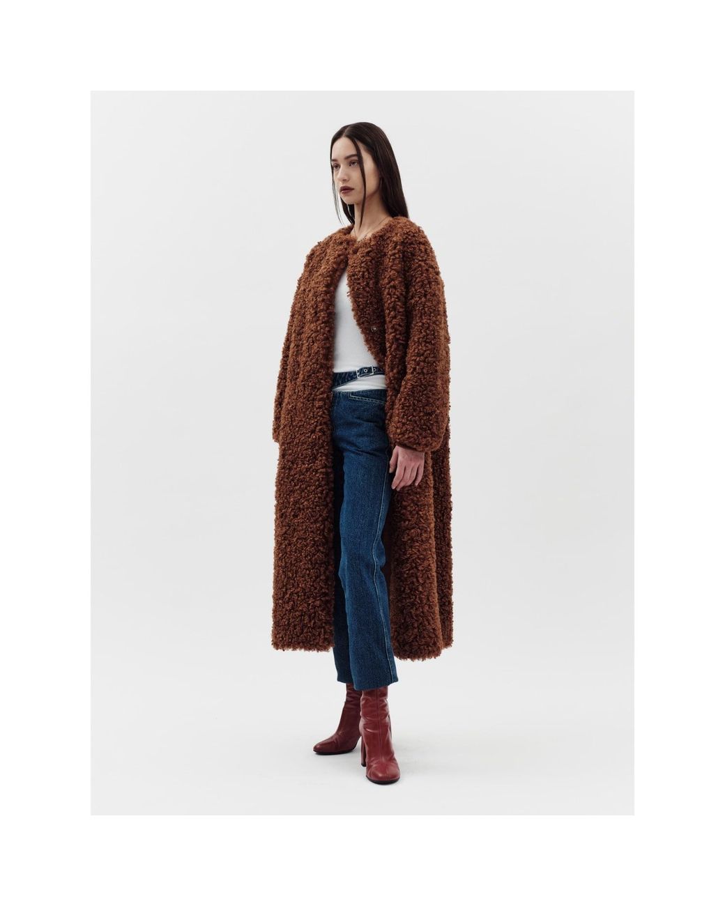 Jakke Brown Arc Coat