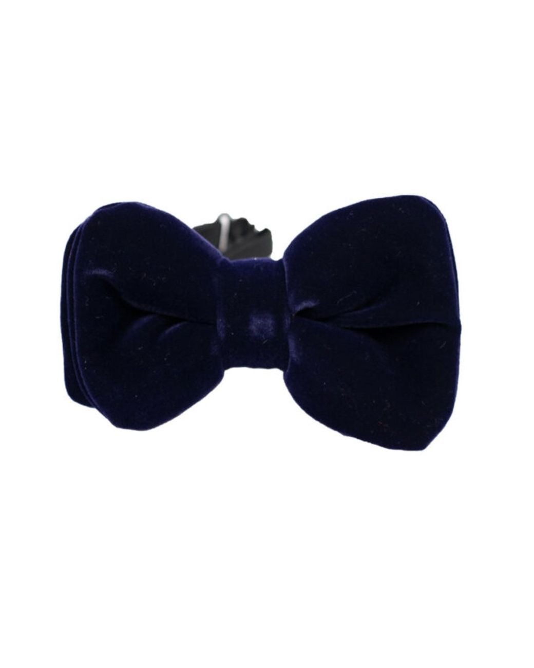 DAVID WEJ Blue Velvet Pretied Bow Tie – for men