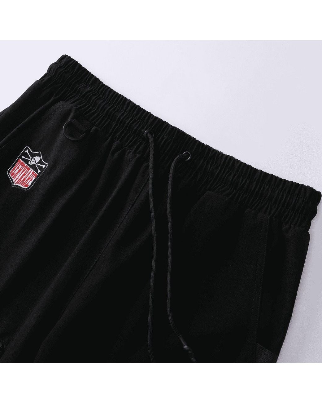 VERYRARE Black Ripstop Quote Pants for men