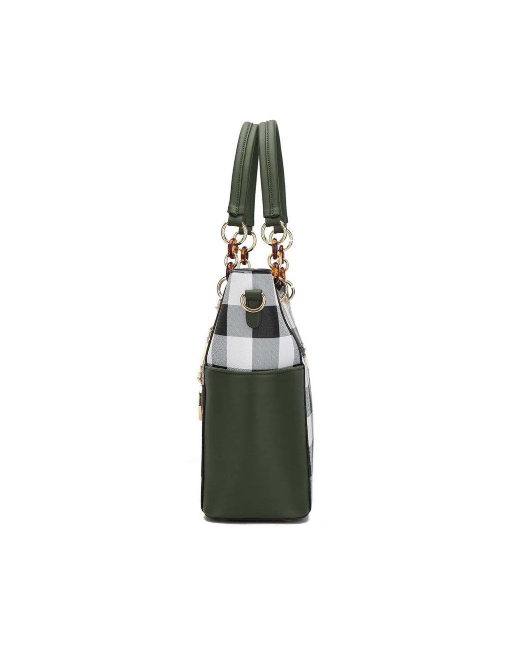 Mkf Collection - J'omor Brown Bonita Tote Bag & Wallet Set