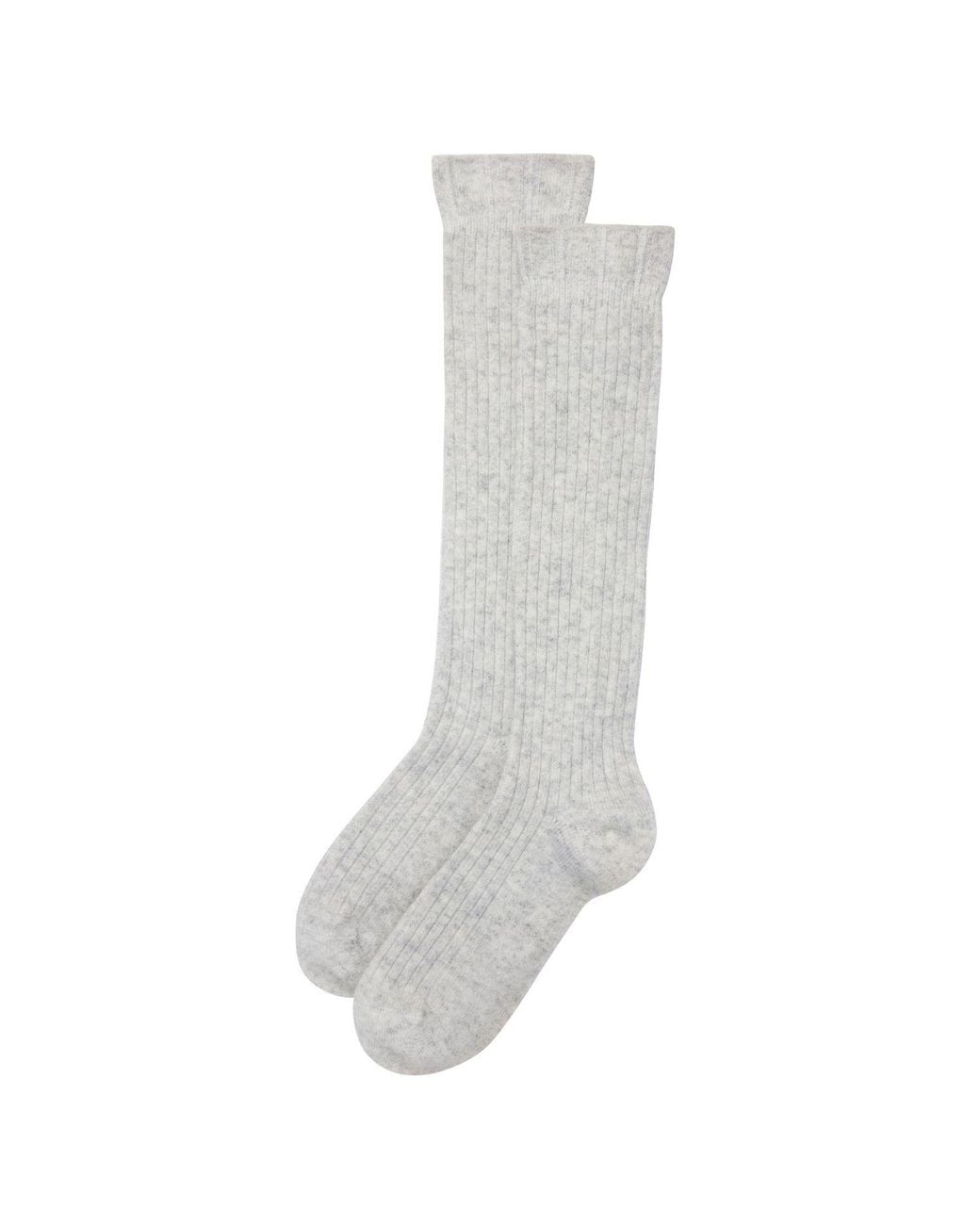 Mamu Dream Gray Long Merino Wool & Cashmere Socks