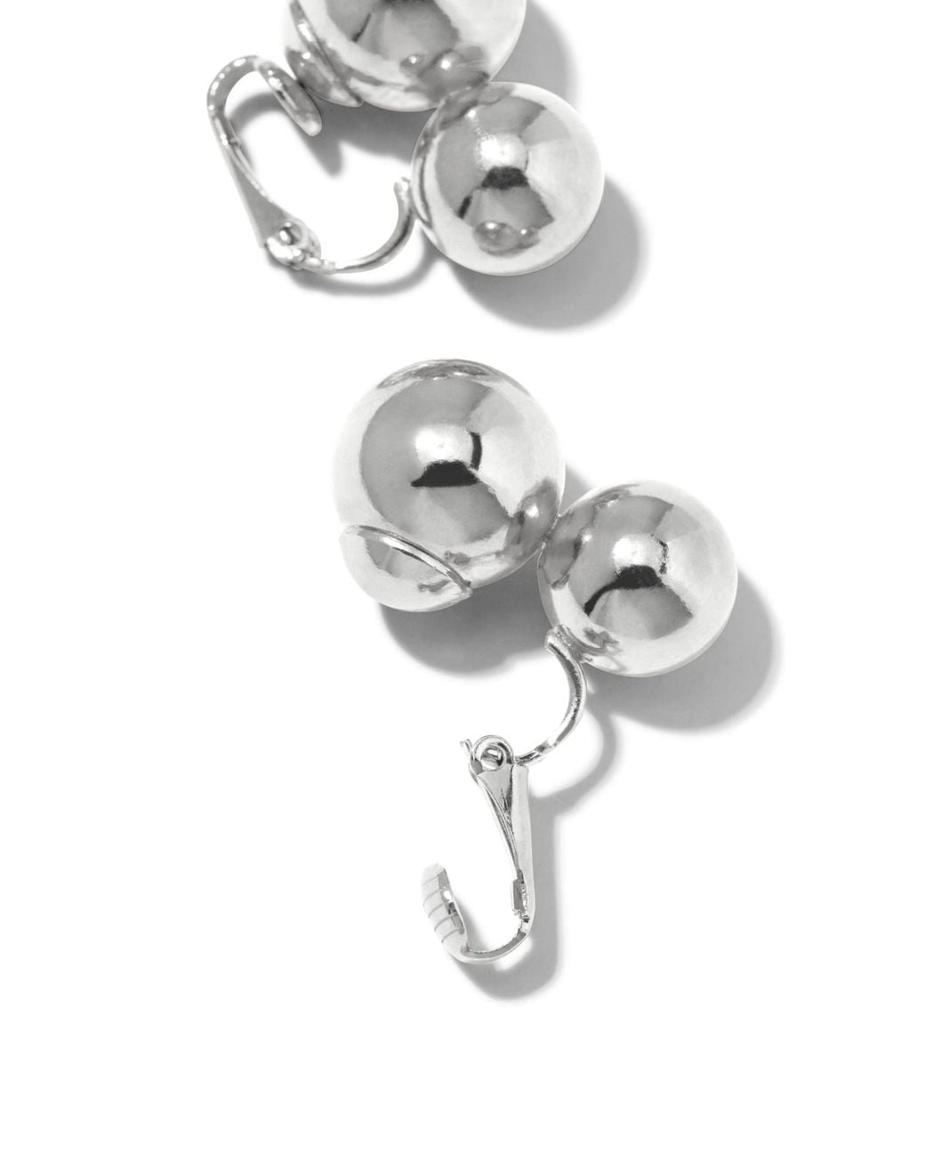Jaredjamin Metallic Uptown Orbita Clip On Earrings