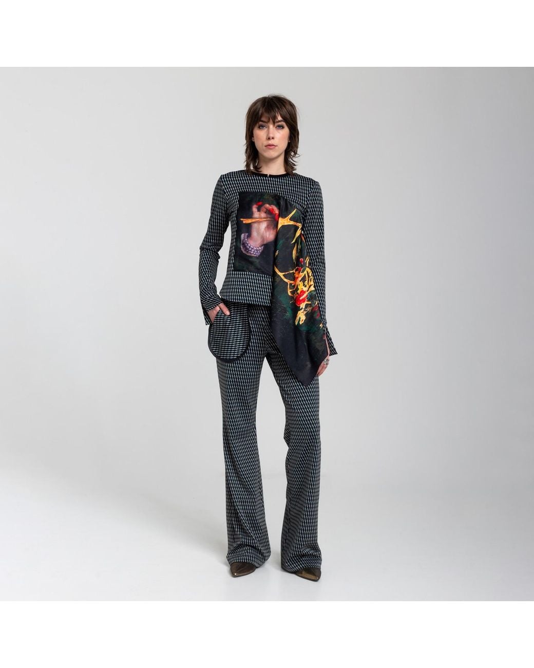 ARTISTA Blue Chat Pants